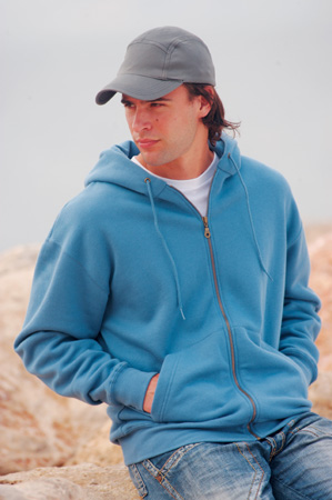 Zip Thorough Hooded Sweat