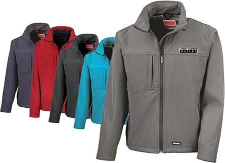 Softshell Jacke mit Logo Stick