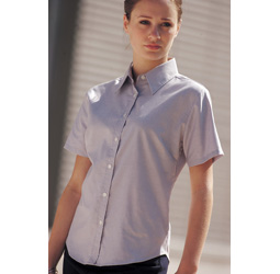 Oxford Kurzarm-Bluse