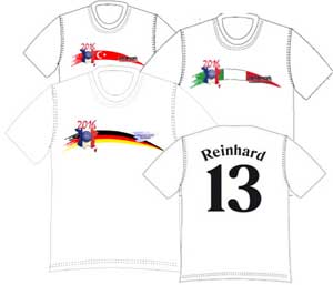 Ihr individuelles EM Trikot 2016 - Deutschland - Italien - T?rkei