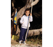 Kids Zip Thorough Hooded Sweat